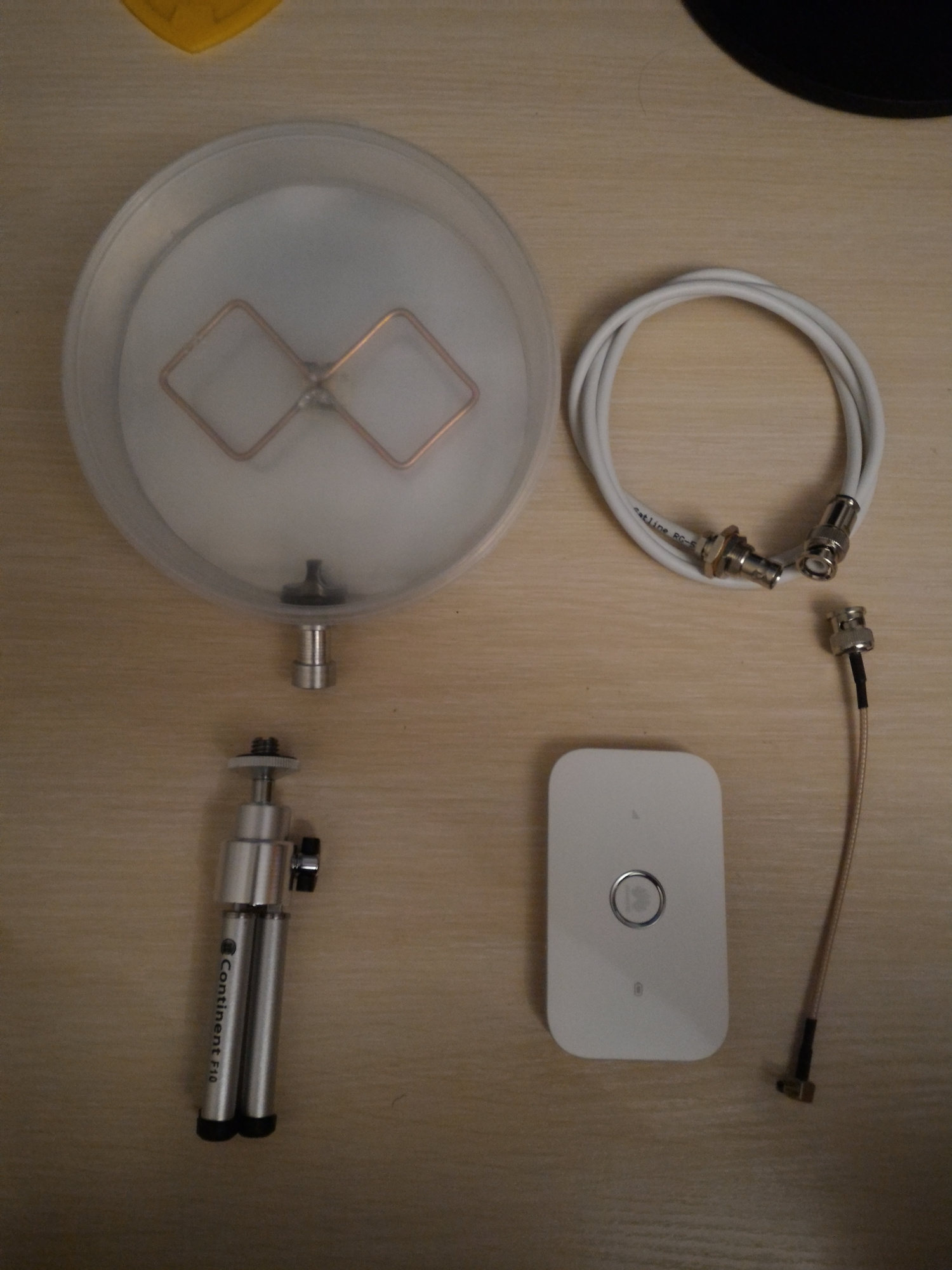 A Handmade External Antenna For a Mobile Modem or Router